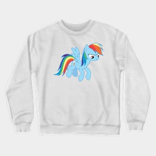 Rainbow Dash hovering Crewneck Sweatshirt